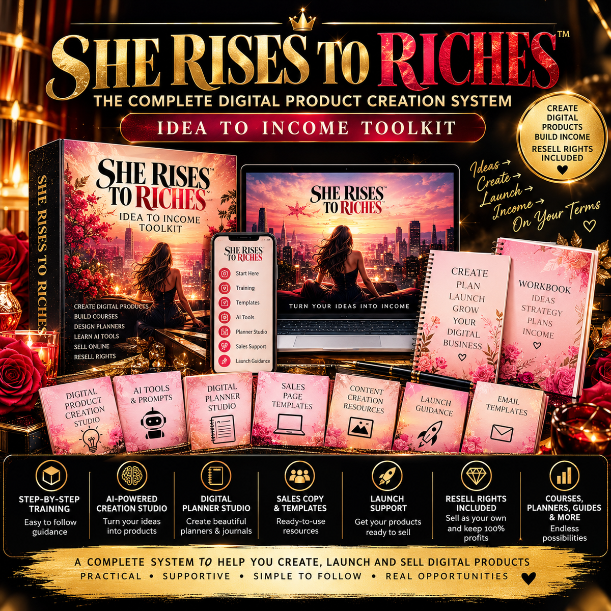 She Rises To Riches MRR