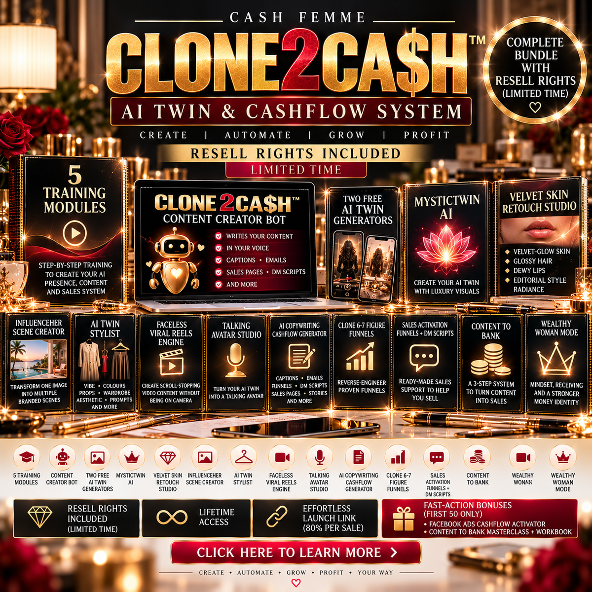 Clone to Cash AI Twin MRR