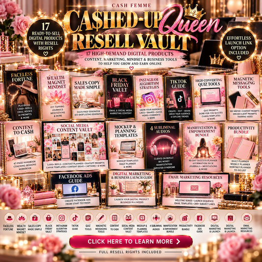 Cashed Up Queen Resell Vault MRR